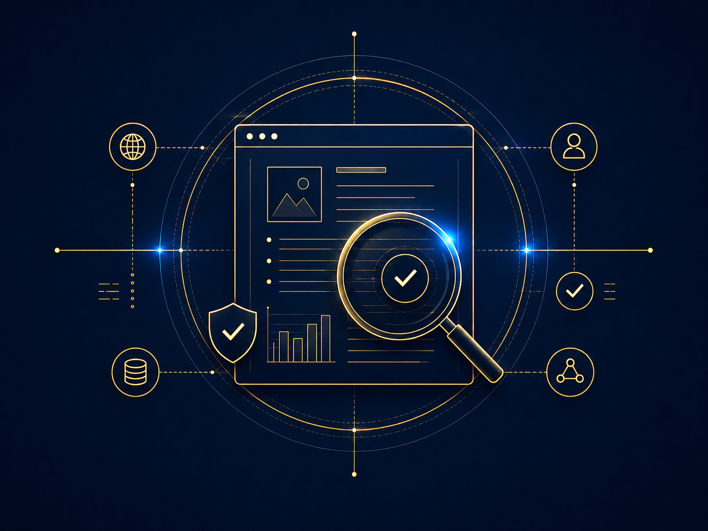 Visual verifikasi fakta digital dengan dokumen dan fokus analisis